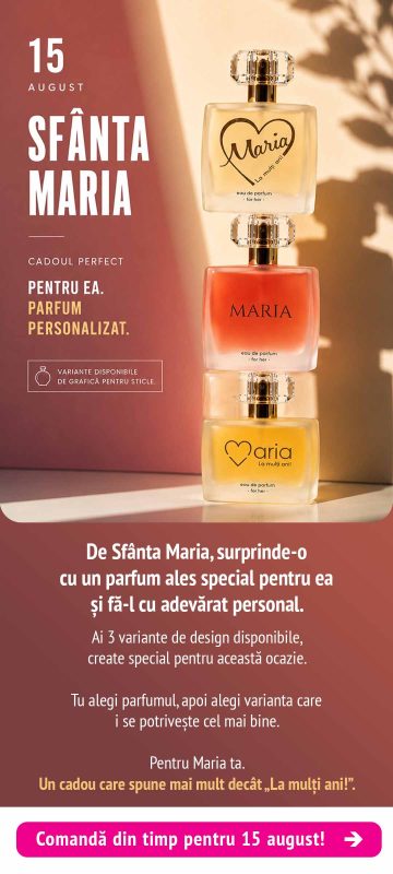 Campanie Parfum pentru Maria Ta, 2026, Parfum Personalizat Sibiu